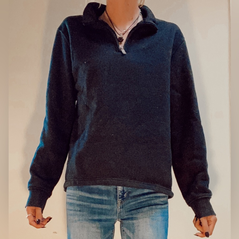 A black sweater, small